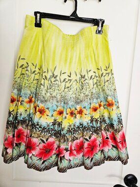 Eric Alexandre Women's Midi Floral Skirt Size 42